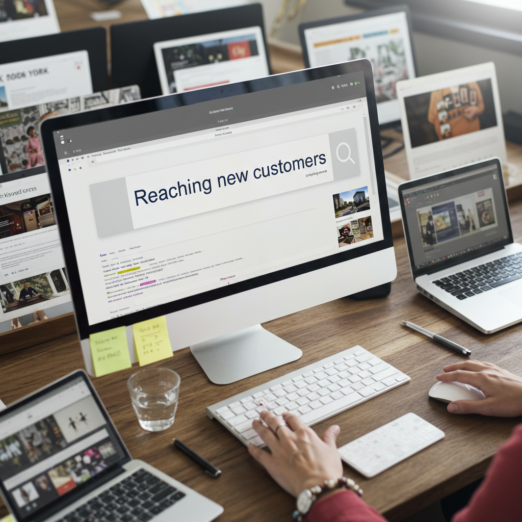 Reaching new customers online